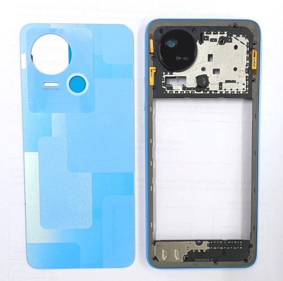 Back Panel Housing Body for Tecno  Spark 10 5g Blue Back Panel Housing Body for Tecno  Spark 10 5g Blue